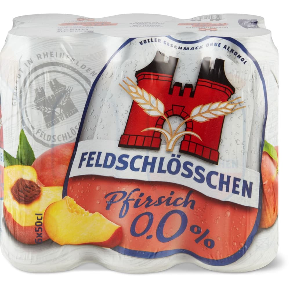 Feldschlösschen Pfirsich · Flavoured beer · alcohol free - 0.0% ...