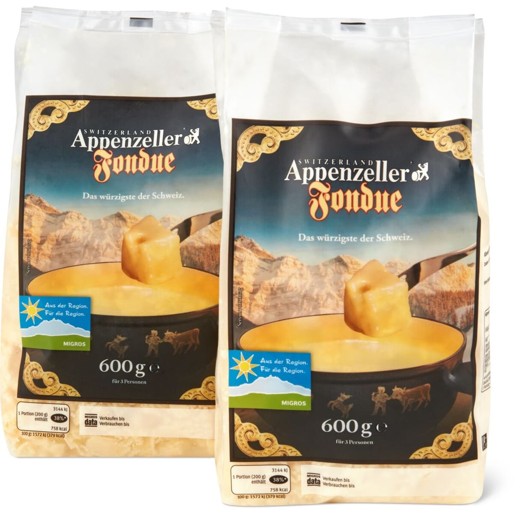 Appenzeller-Käse · Appenzeller Frischfondue • Migros