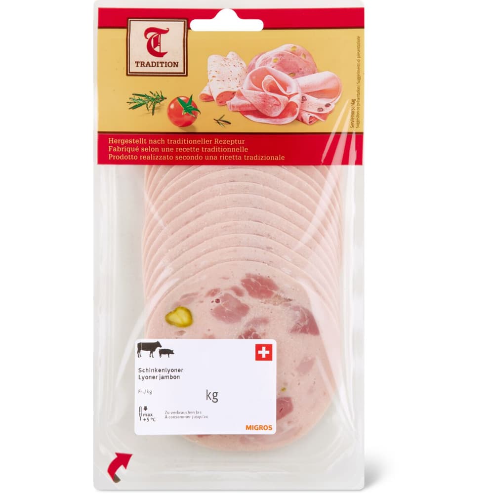 Tradition · Lyoner Ham • Migros