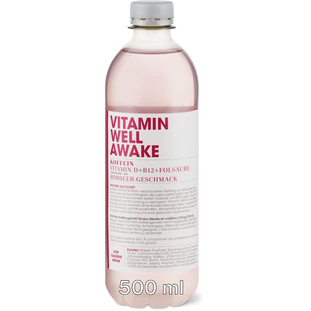 Vitamin Well Wide Awake · Vitamin Wasser • Migros