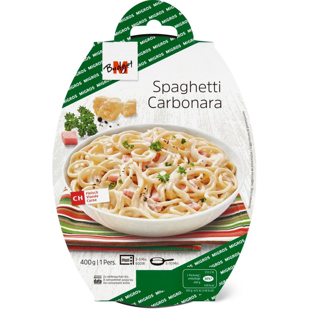 Buy M-Budget · Spaghetti Carbonara • Migros