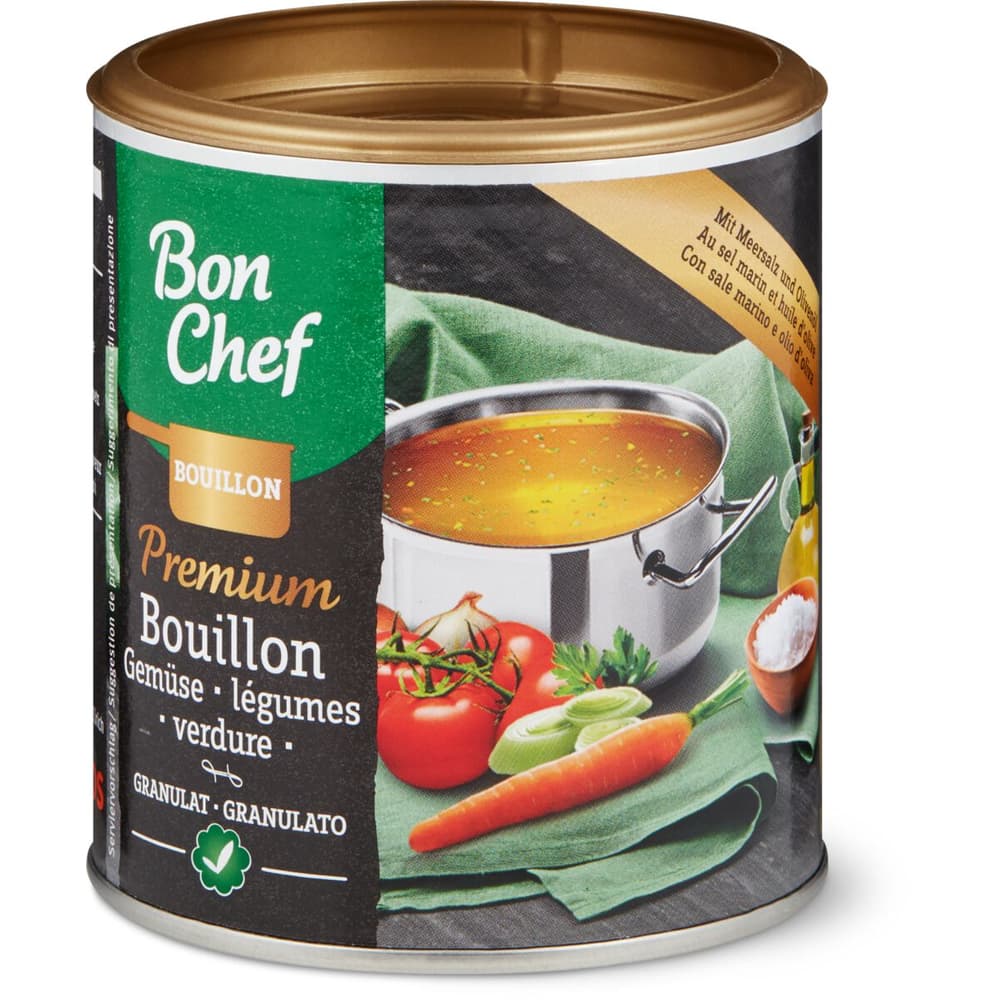 Bon Chef Premium · Bouillon de légumes · sel marin et huile d'olive