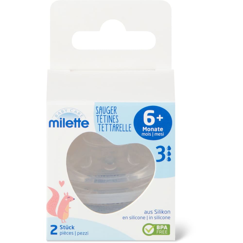 Kaufen Milette Baby Care · Sauger · Ab 6 Monaten • Migros