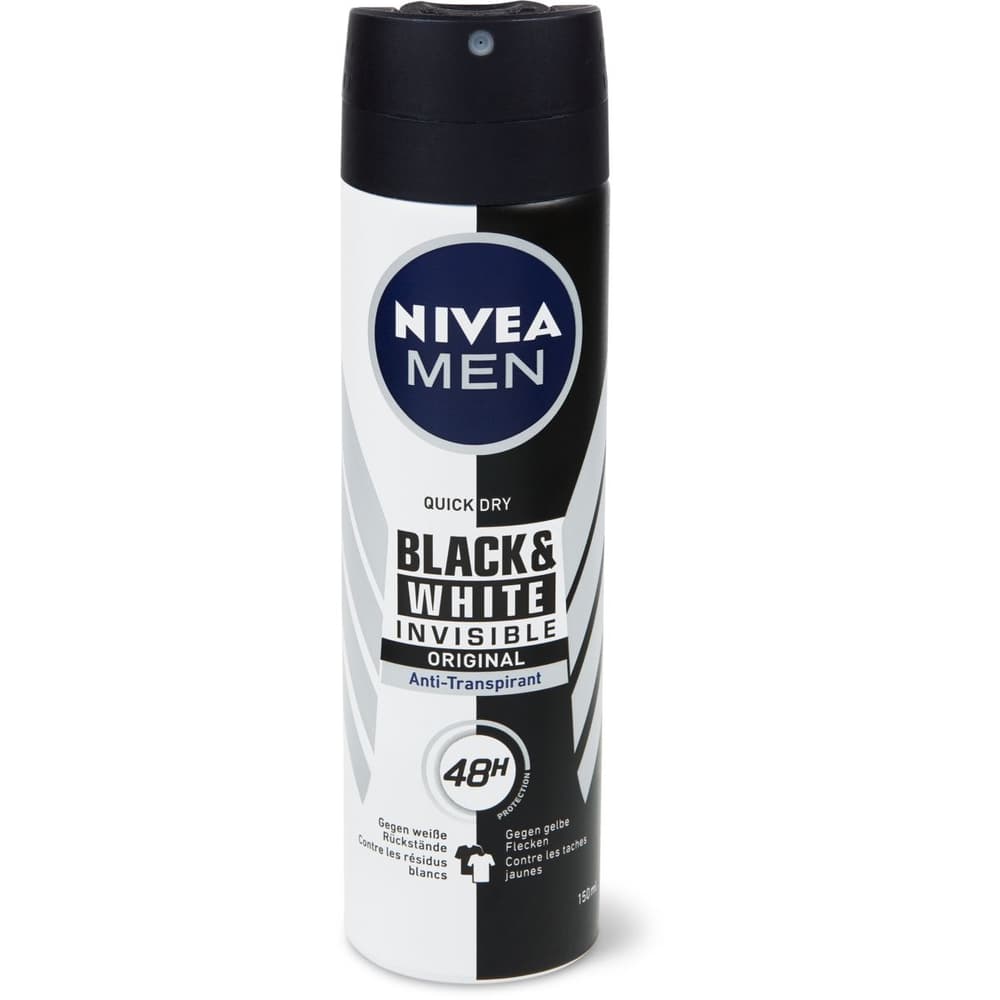 Buy Nivea Men · Spray Invisible · For Black & White   Antiperspirant 