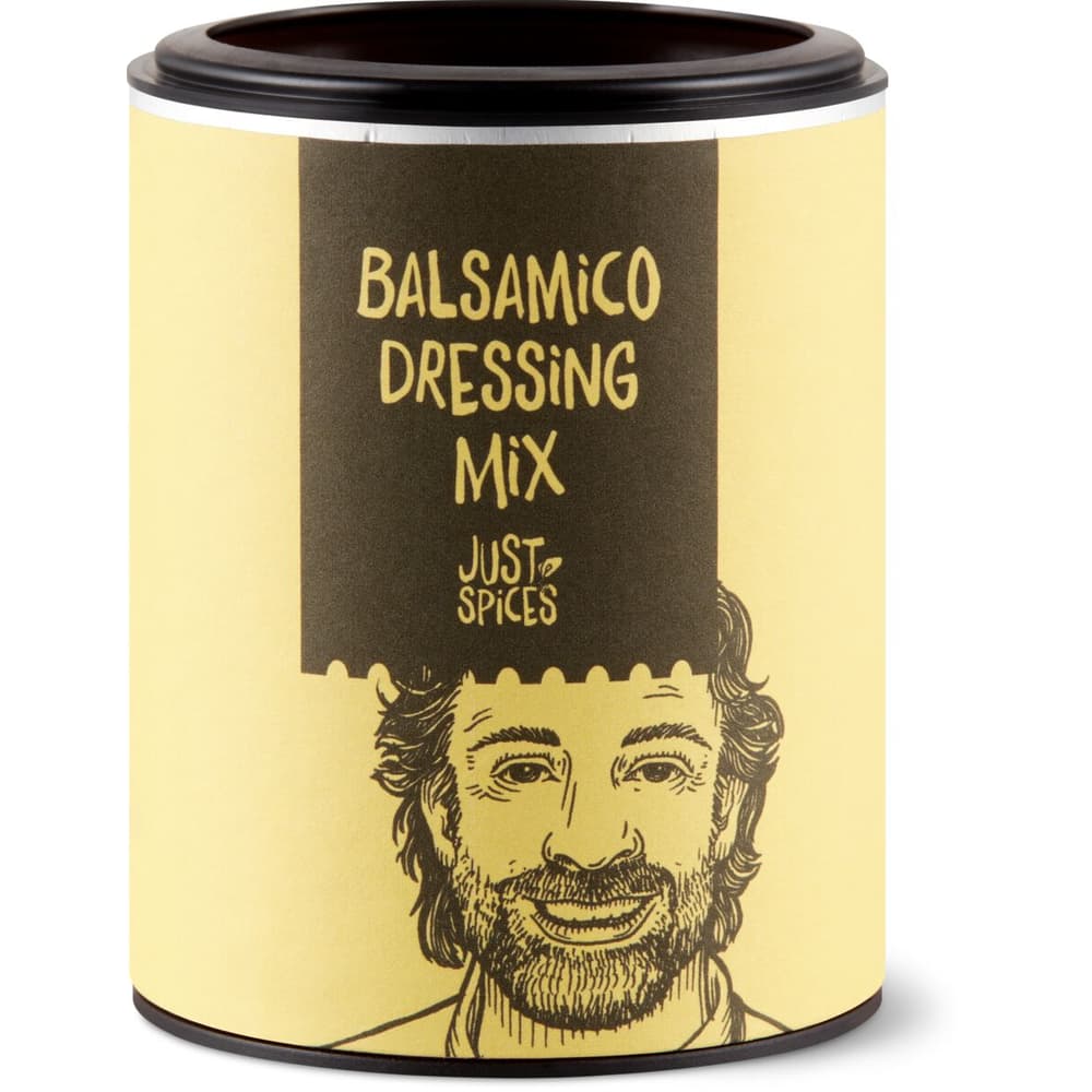 Just Spices · Epices · Balsamico dressing mix • Migros