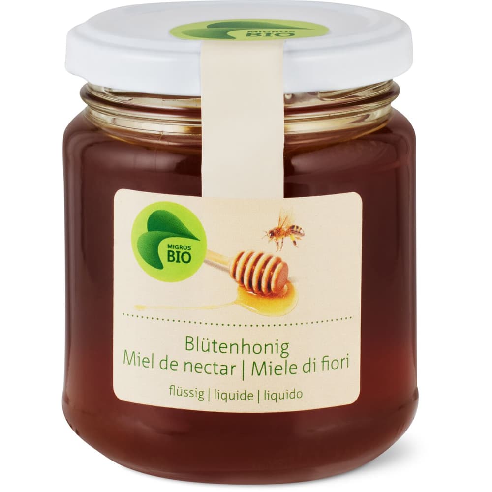 Buy Bio · Blossom honey · Liquid • Migros