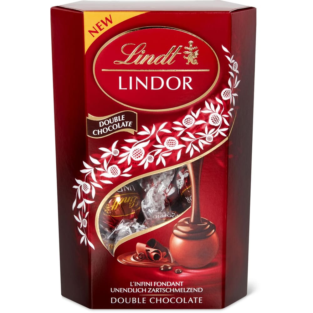 Lindt Tablette Lindor - Double Chocolat, 100 g - Boutique en ligne  Piccantino France