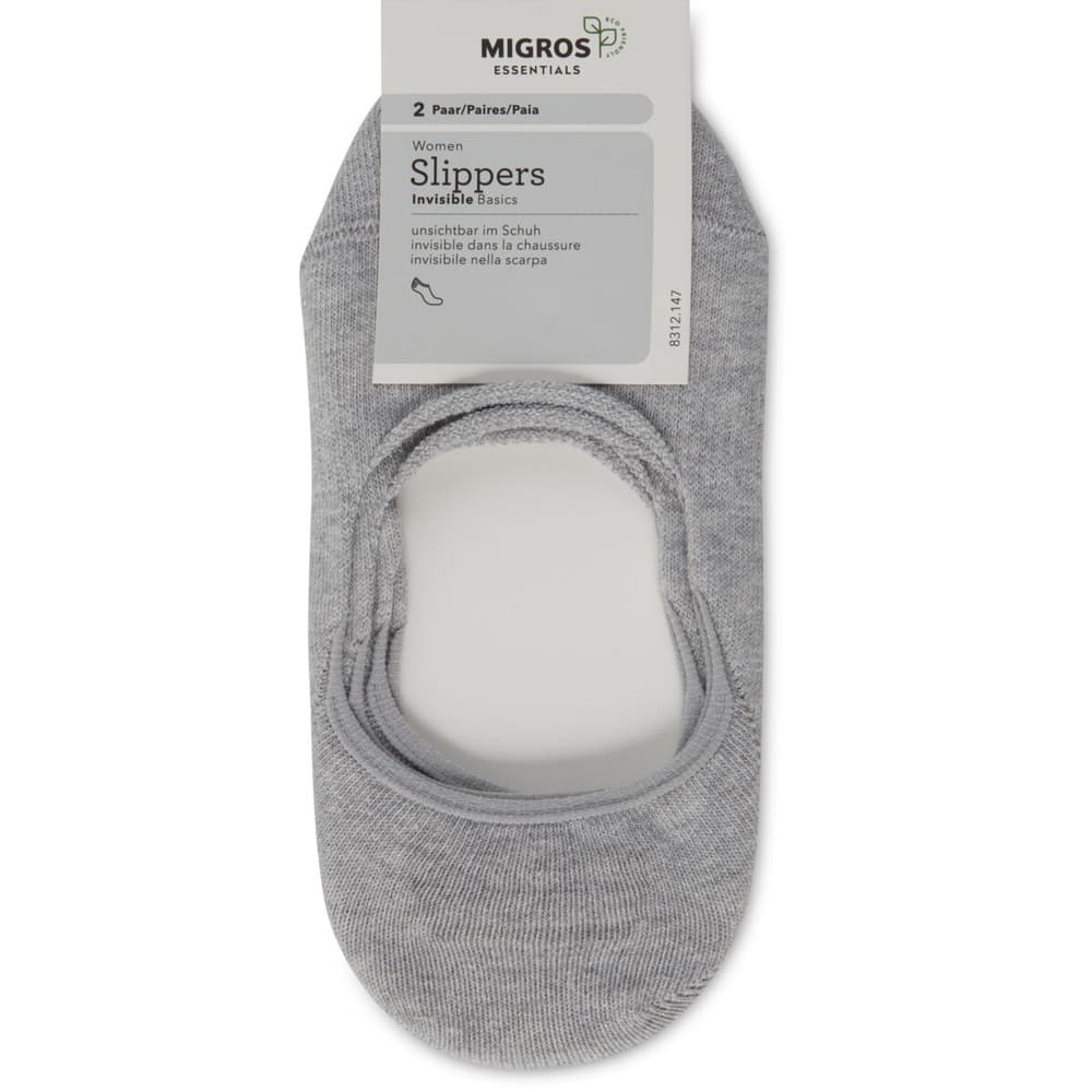 BIO Slippers pour dames Invisible 2-prs • Migros