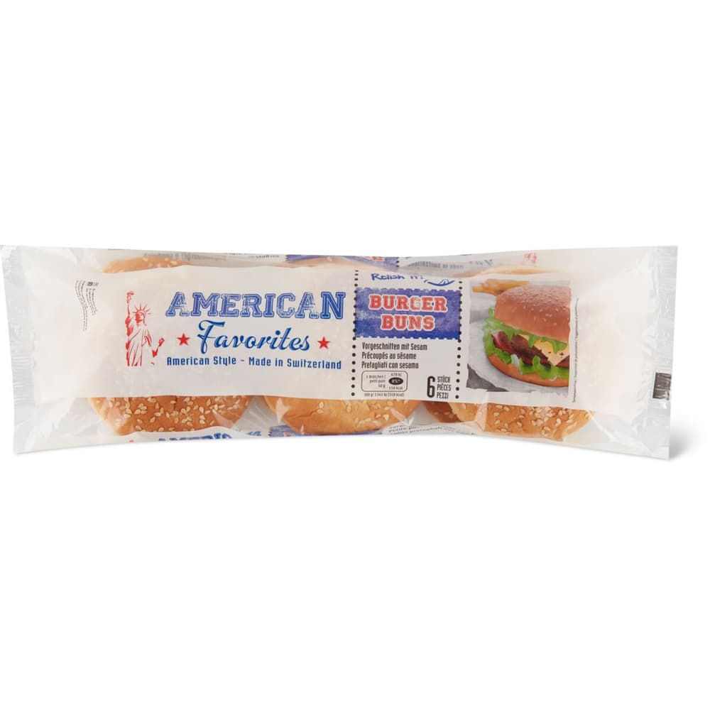 AMERICANA - Pain burger Baps Fariné