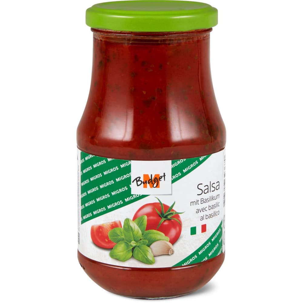 Achat MBudget · Sauce tomate · avec basilic • Migros