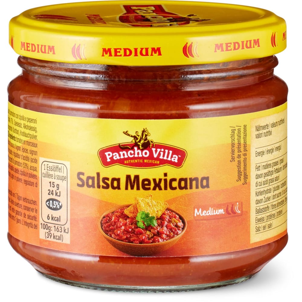 Pancho Villa · Salsa Mexicana · Medium • Migros