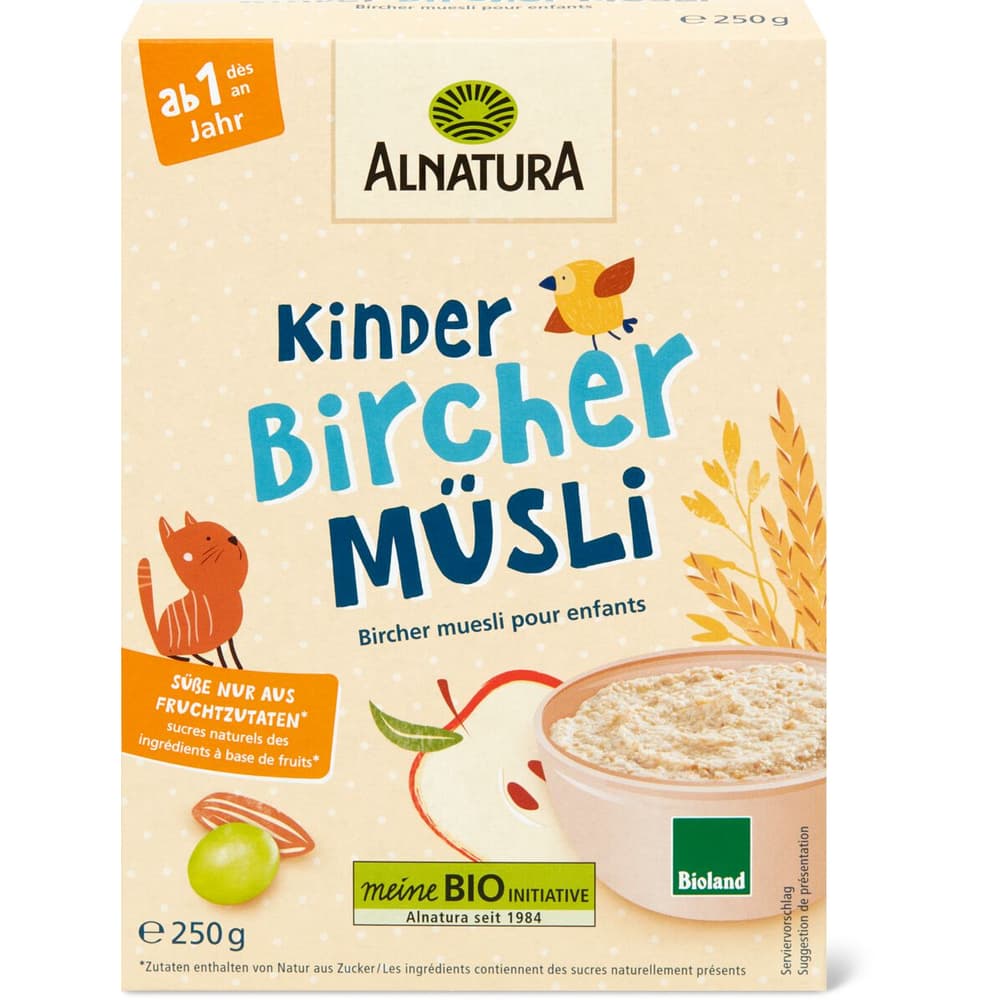 Alnatura · Bircher Muesli for toddlers · From 12 months • Migros
