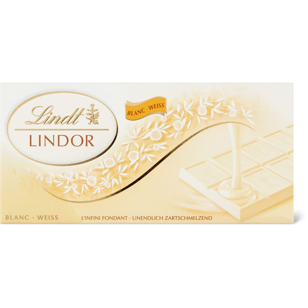 Achat Lindt Les Grandes · Tablette de chocolat · Blanc amande • Migros