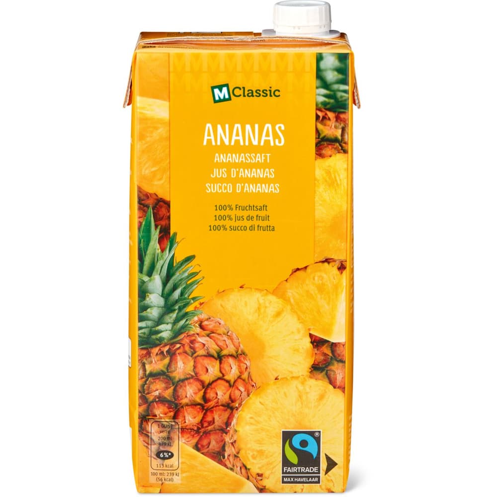 Succo di frutta 100% ananas 1 L BIO