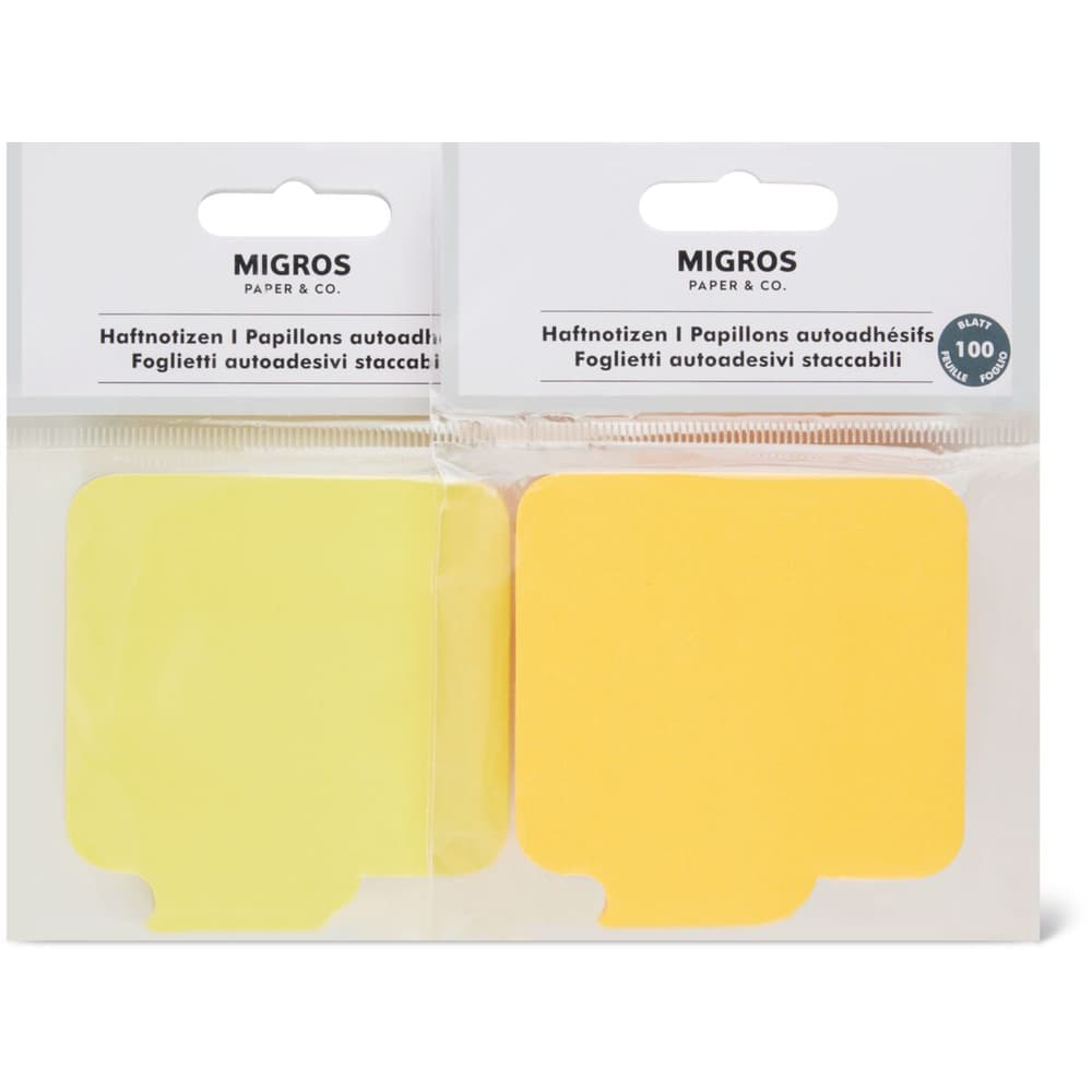 8 Blocs Post-it Pastel - Formes Cœur Et Bulle - 76x76mm - Adhésif Fort