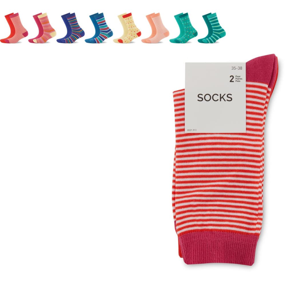 2er Pack Dim Damen Socken