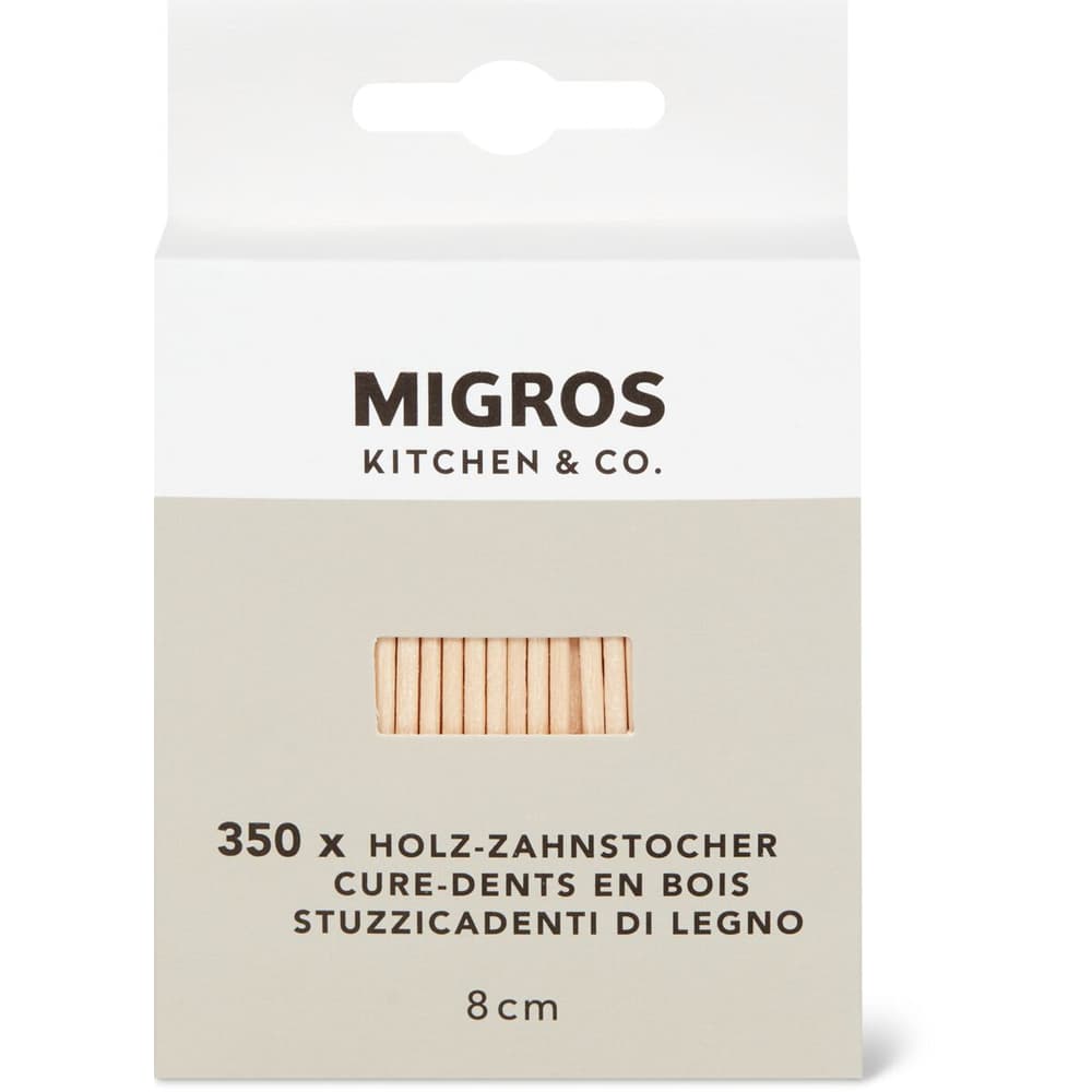 Migros Kitchen & Co. · Holz-Zahnstocher · 8 cm