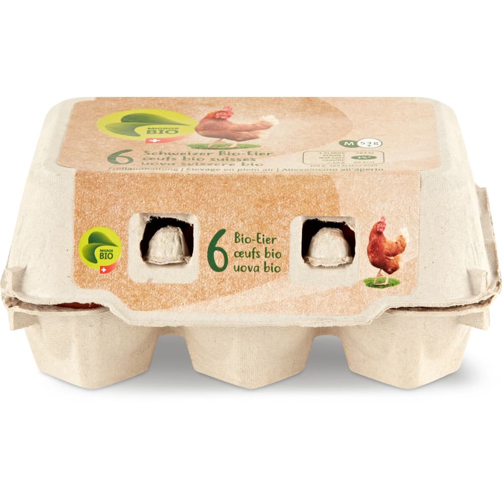 Kaufen Bio · Schweizer Eier M · Freiland • Migros