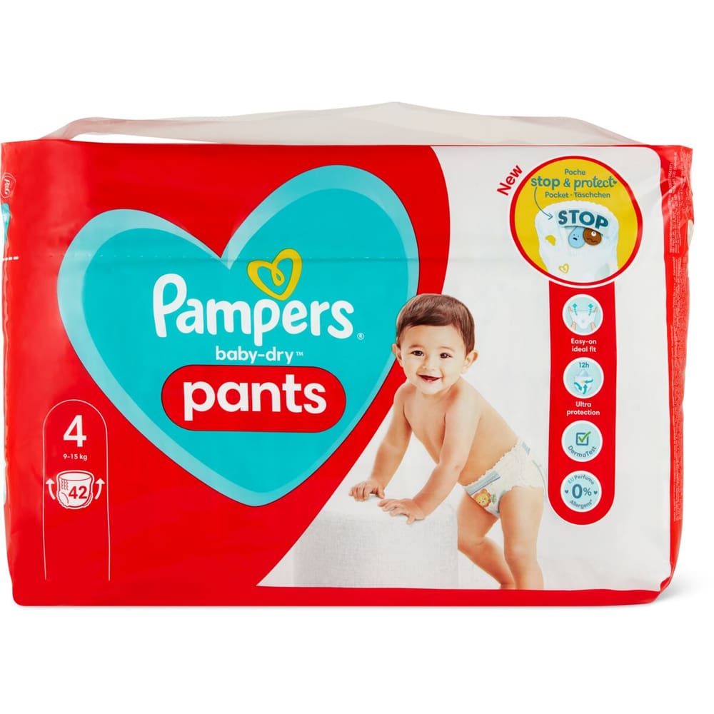 Smerig Gunst regelmatig Buy Pampers Baby Dry · Diapers · Size 4 - 9-15kg - Pants • Migros