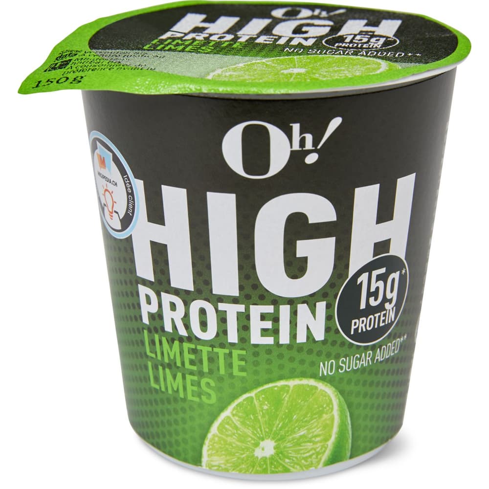 Achat Oh! · High Protein Séré maigre · Limette • Migros