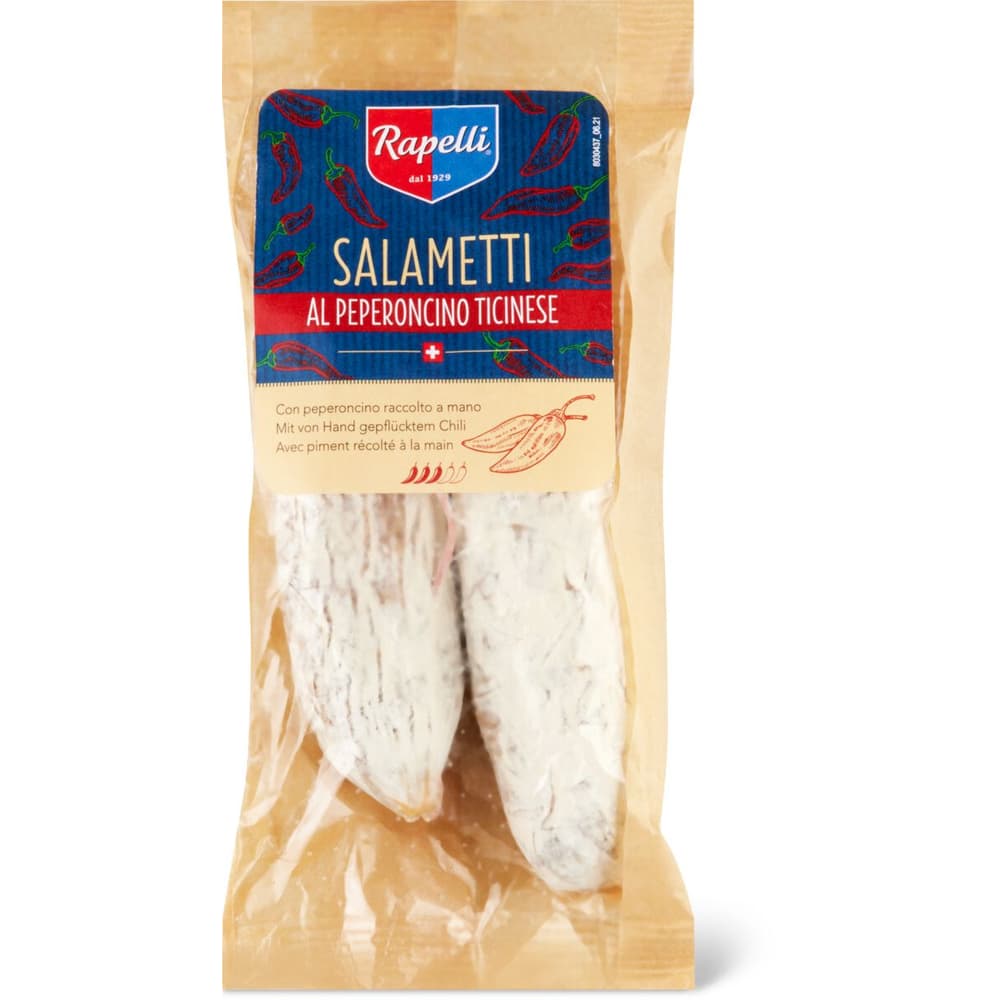 Rapelli · Salametti · al Peperoncino Ticinese • Migros Online