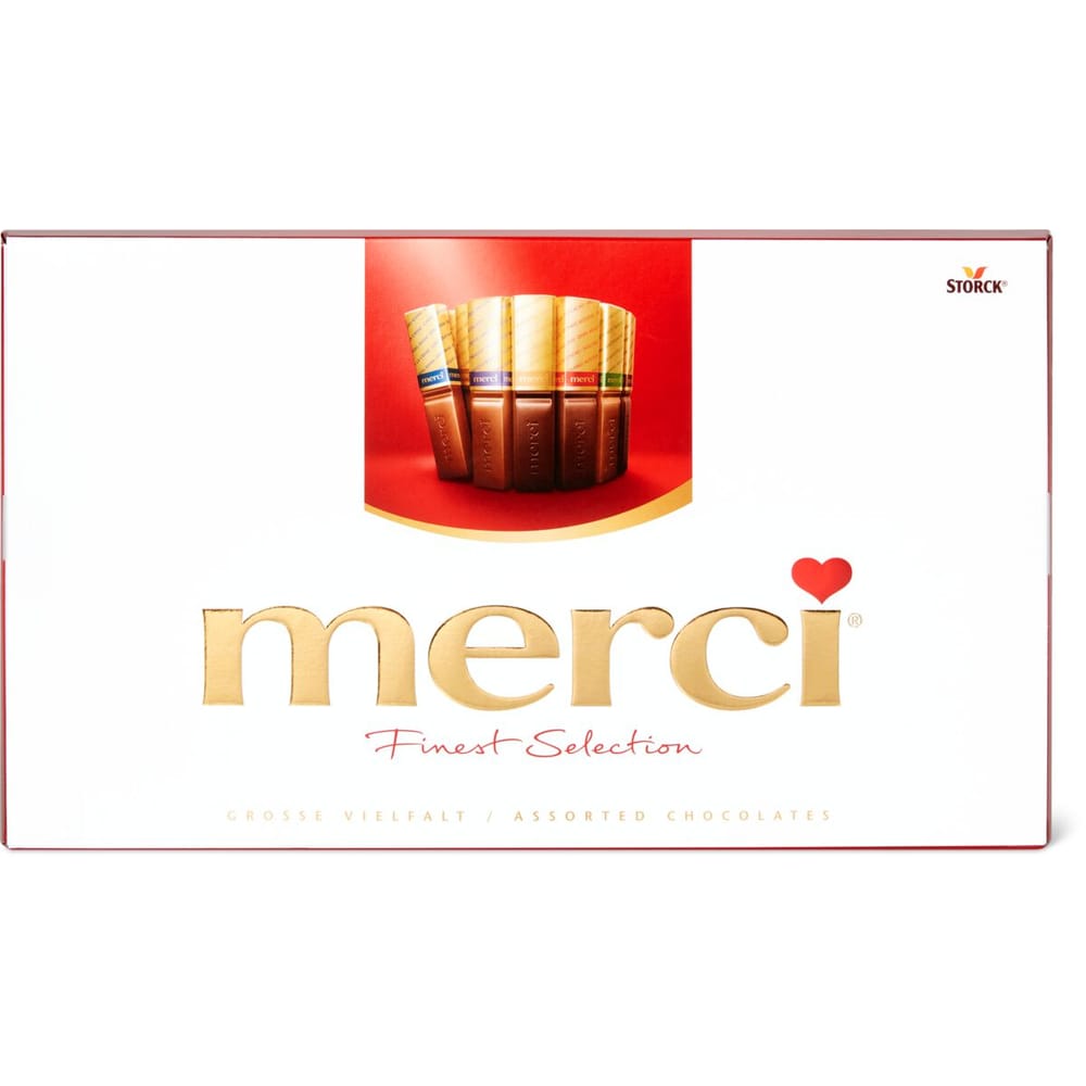 MERCI Milk Chocolate Message Bar - 50 g