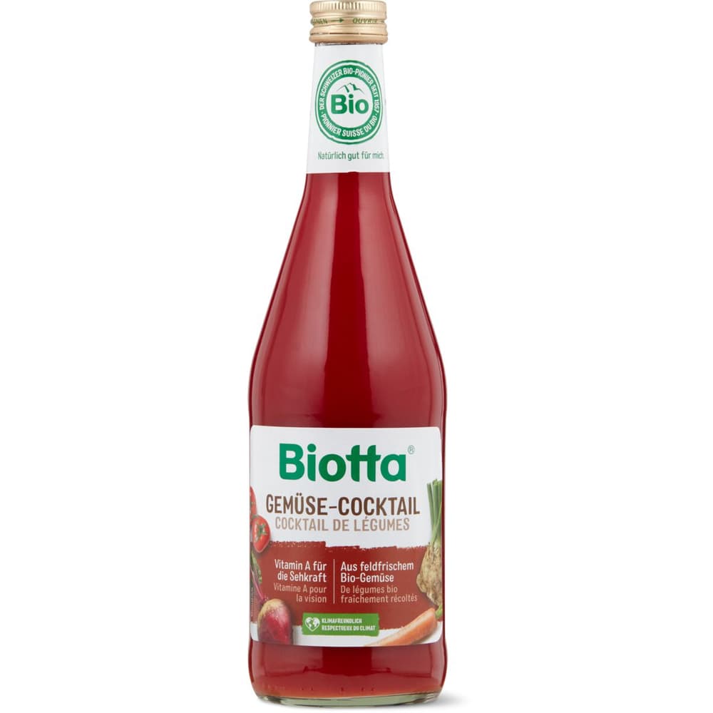 Buy Biotta · Organic vegetable cocktail · with sea salt and aromatic