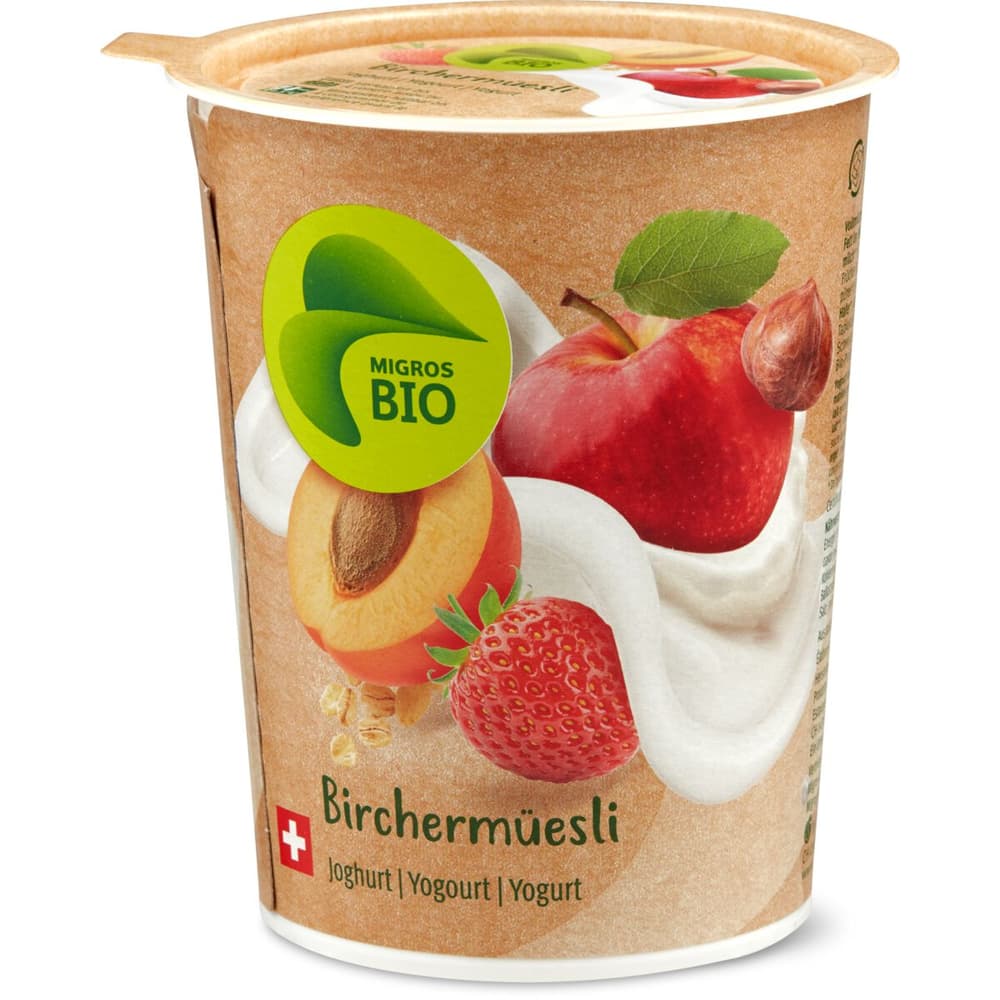 Kaufen Bio · Joghurt · Birchermüesli • Migros