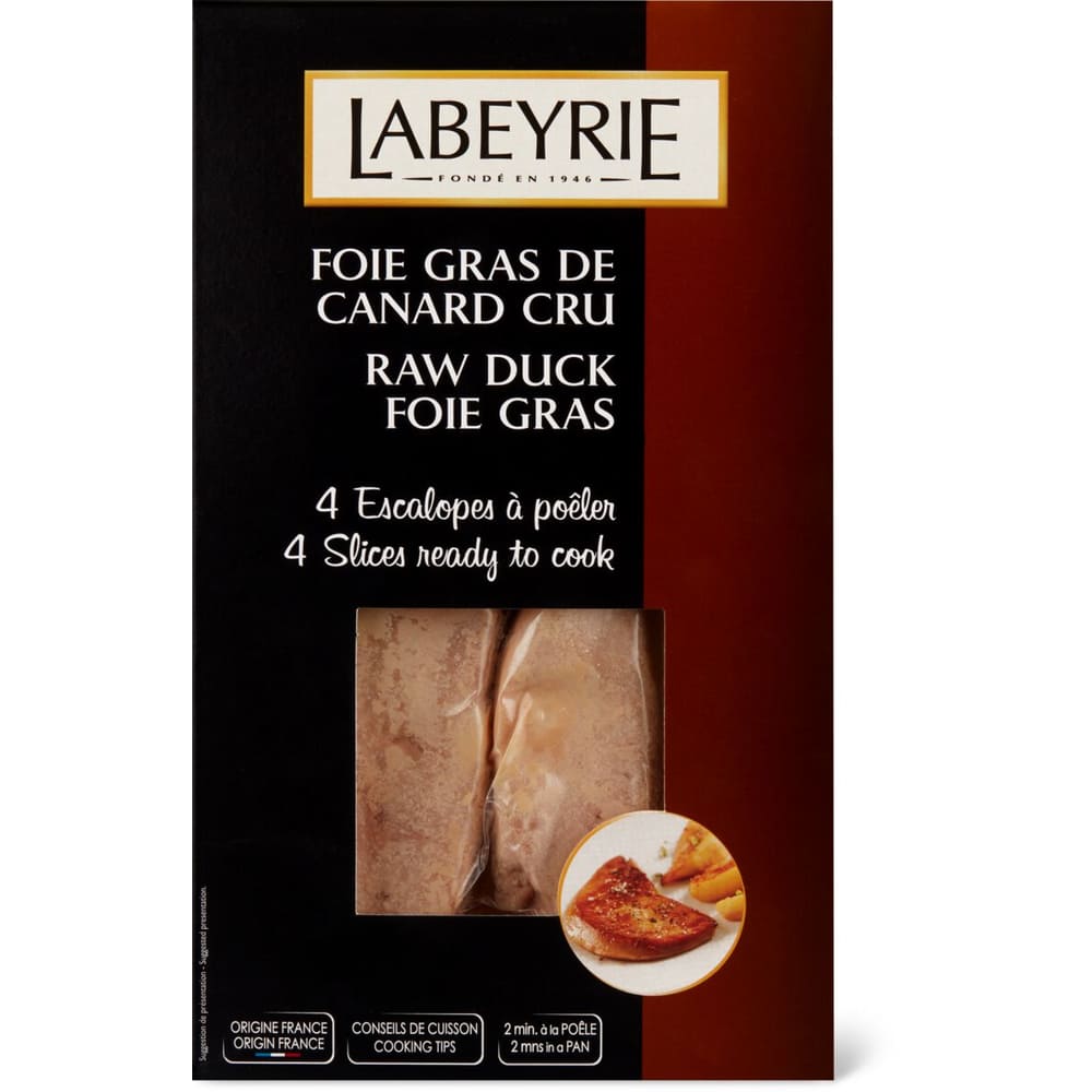 Bloc de Foie Gras de canard du Sud-Ouest avec morceaux Dégustation -  Labeyrie