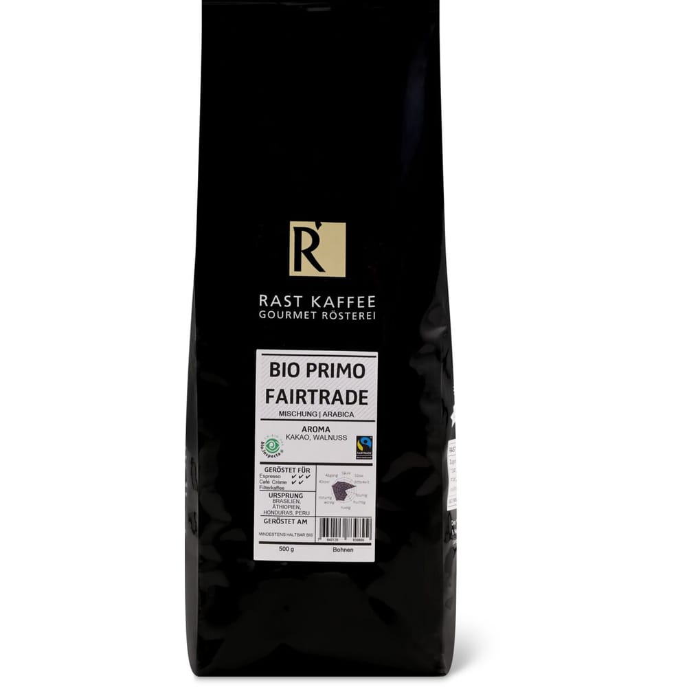 Kaffee Rast Bio Fairtrade Primo Migros