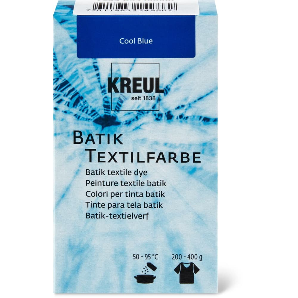Peinture Pour Verre KREUL - Tube Contours Bleu 20 Ml, Effet Vitrail Ou Plomb, Multi-supports
