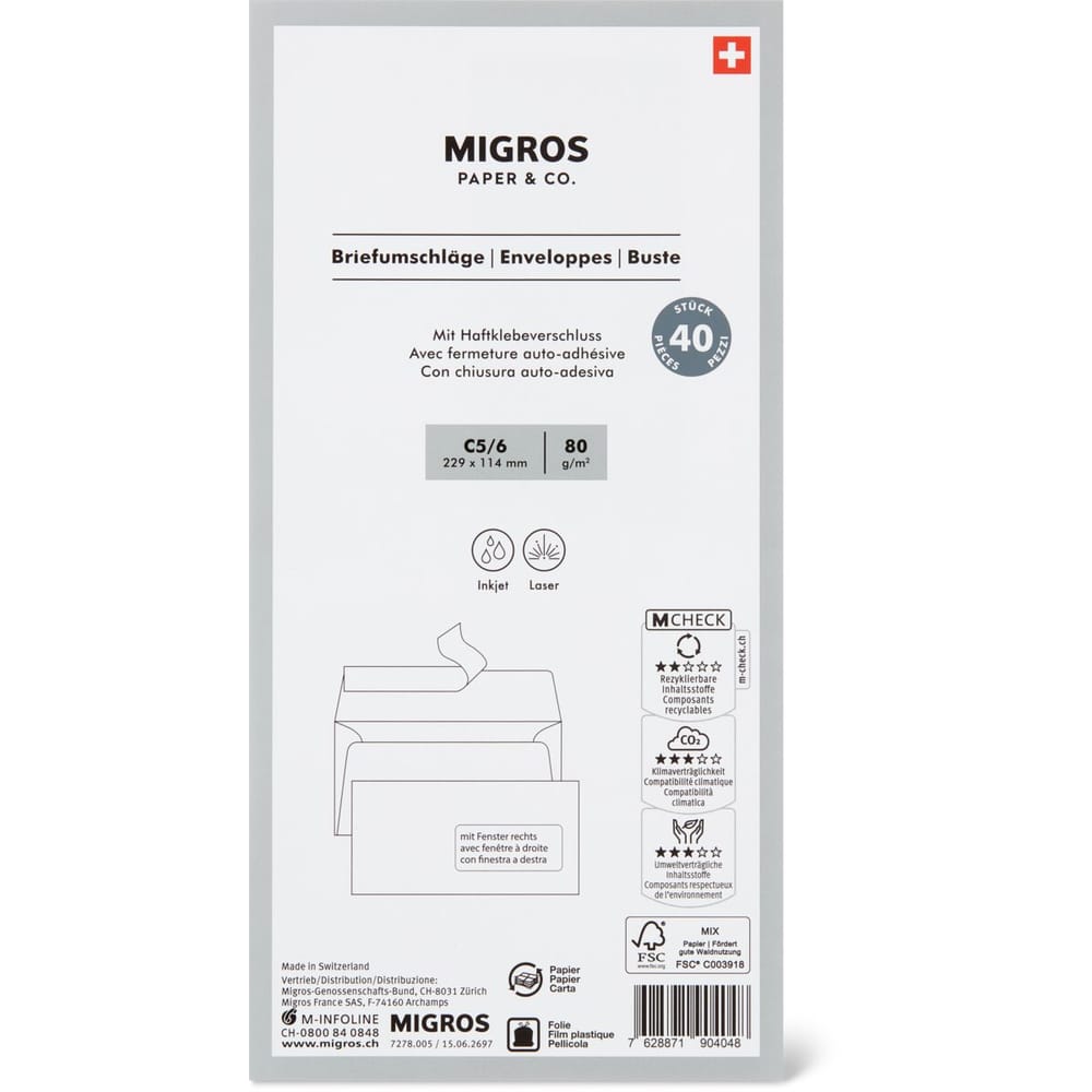 Doublure enveloppe mimosa- 50ex