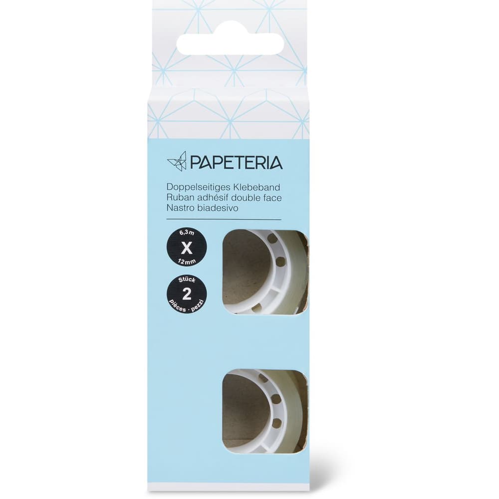 Buy Papeteria Double Sided Adhesive Tape 6 3m X 12mm Migros