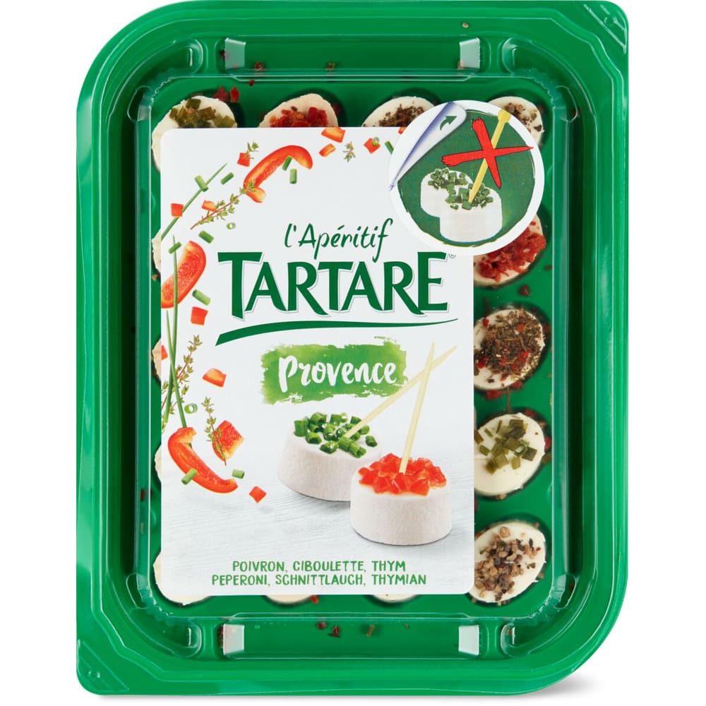 Tartare Lapéritif · Préparation Au Fromage Frais De France Double Crème Décorée Dépices Et D 