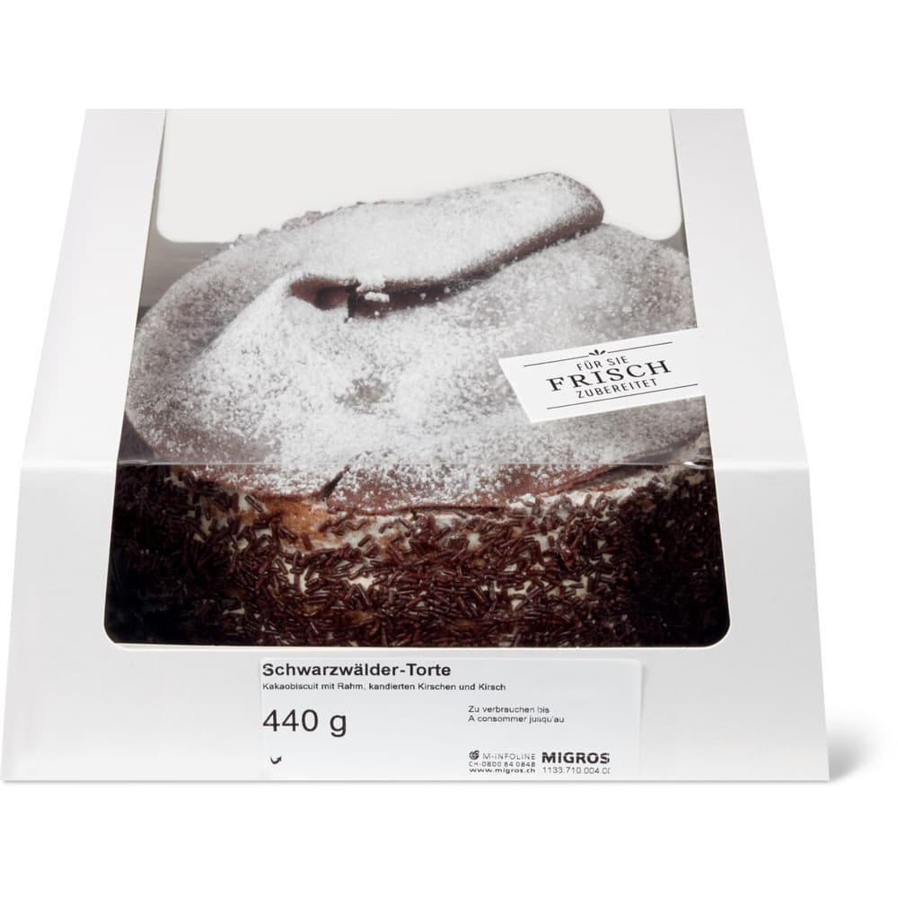 Schwarzwälder-Torte mit Kirschen • Migros