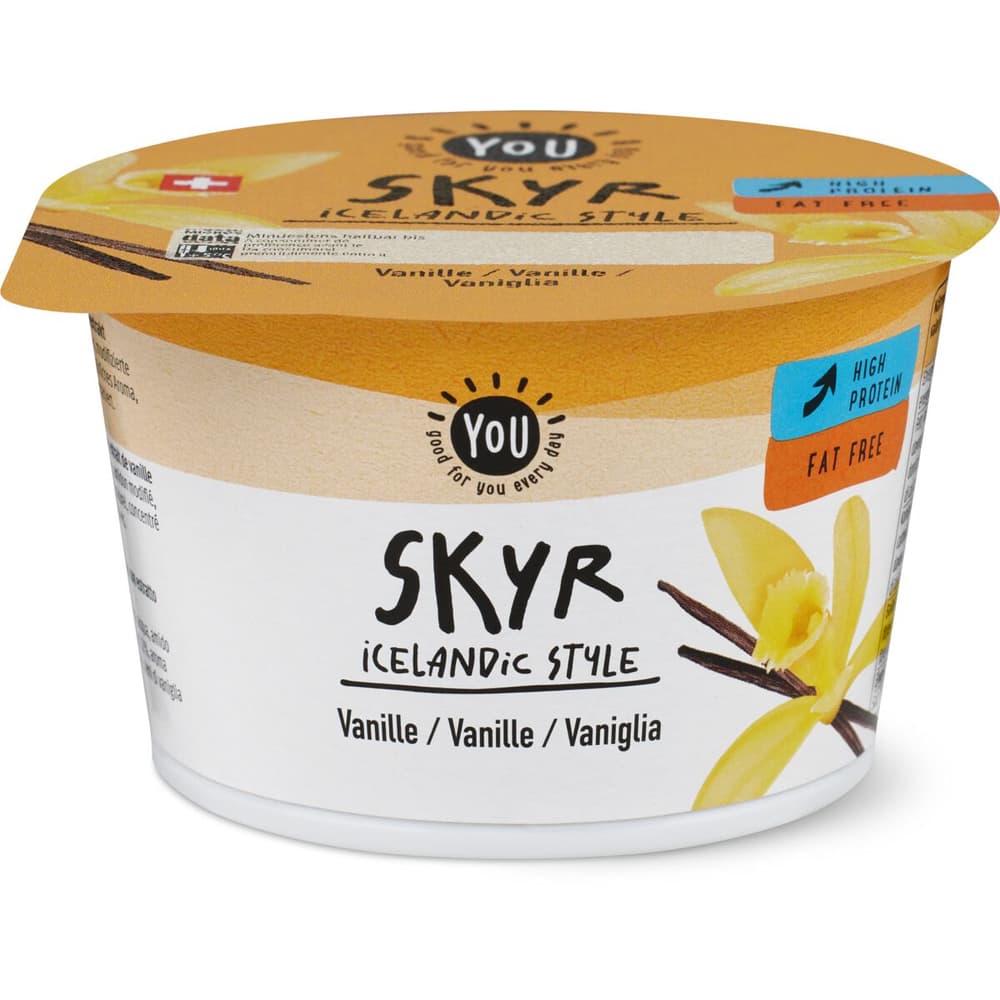 Buy You SKYR · Low-fat curd - Icelandic Style · Vanilla • Migros