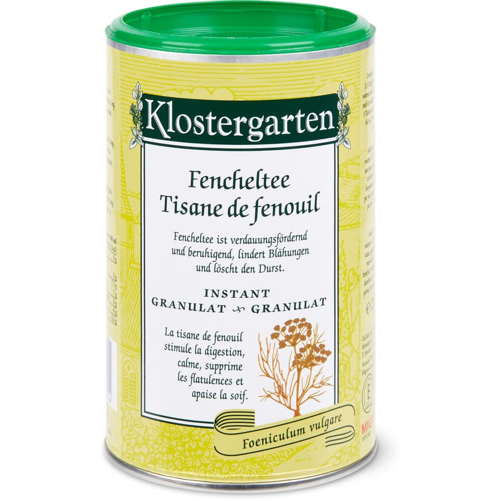 Achat Klostergarten · Tisane de fenouil (granulé) • Migros