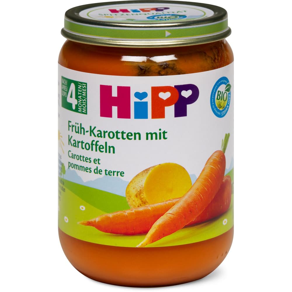 HiPP Bio · Baby food jar carrots and mashed potatoes · From 4 months ...