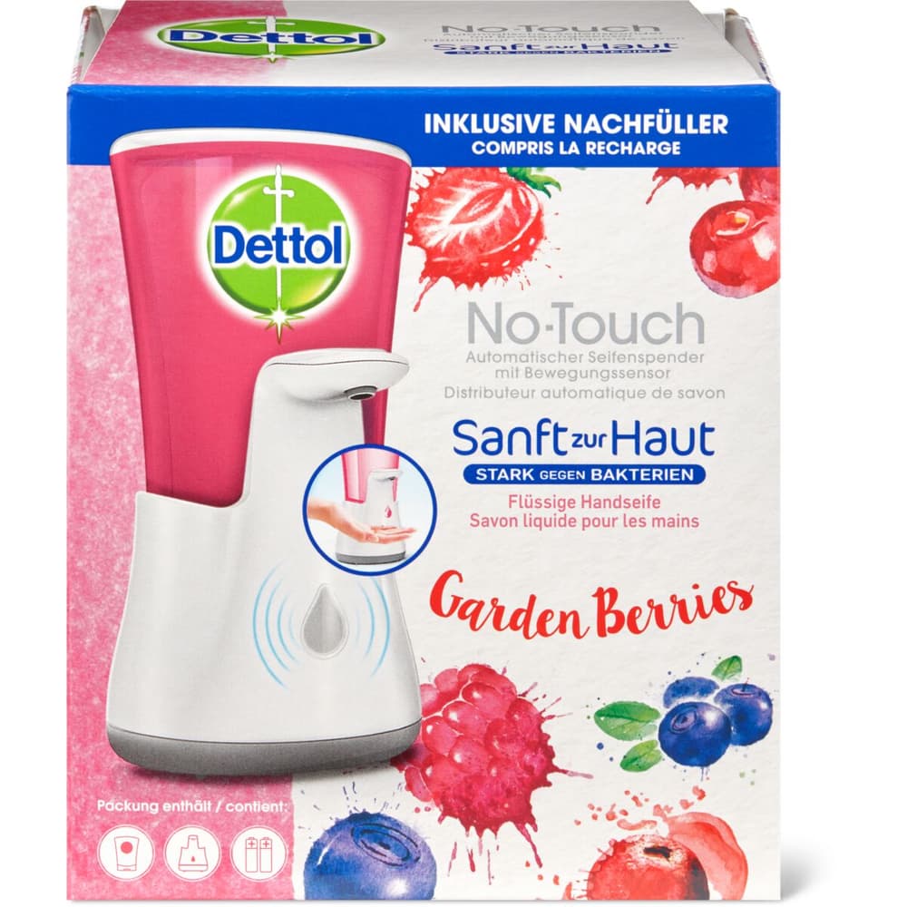 Dettol Recharge pour distributeur No-Touch au beurre Karité, 250ml