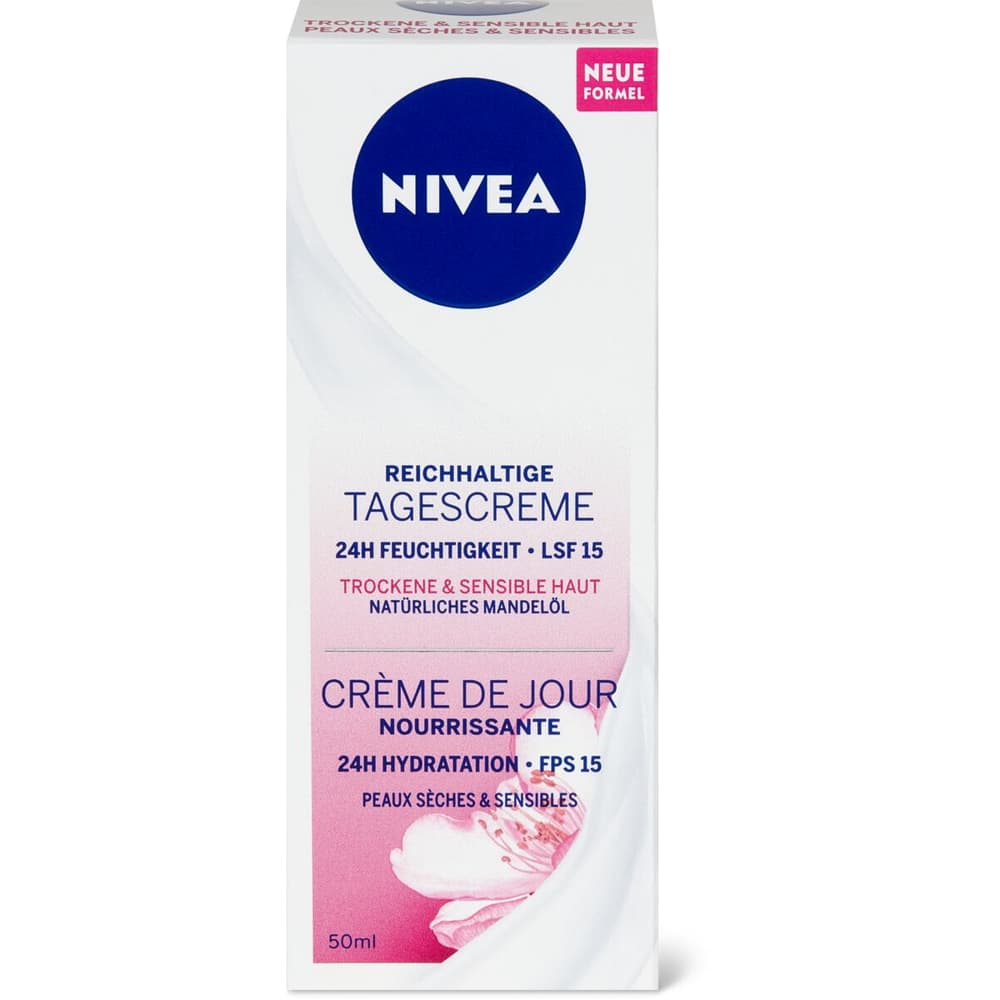 Nivea Essentials · Crème De Jour · Peaux Sèches Et Sensibles • Migros