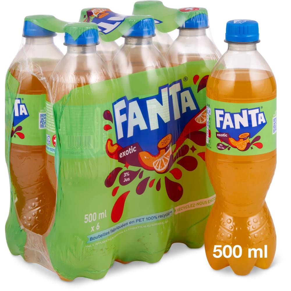 Fanta · Limonade · Exotic • Migros