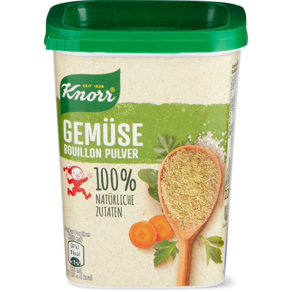 Knorr · Bouillon de légumes en poudre · 100 ingrédients naturels • Migros