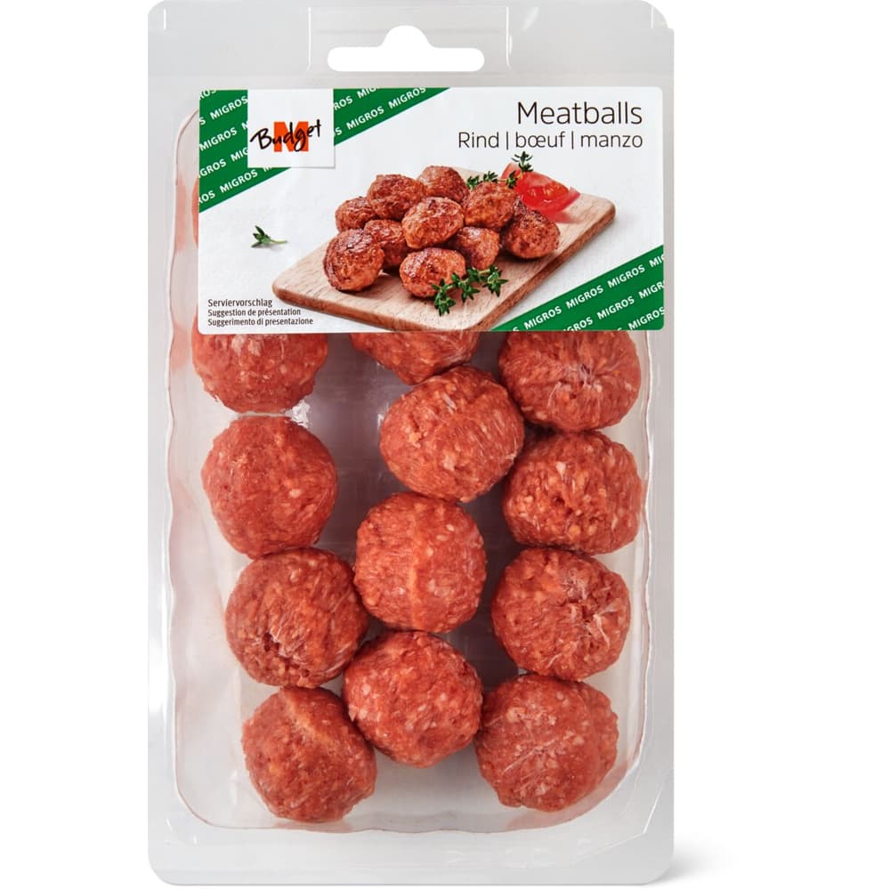 M Budget Boulettes De Boeuf Migros