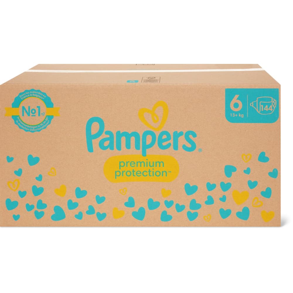 Achat Pampers Premium Protection · Couches · Taille 6 - 13+ kg • Migros