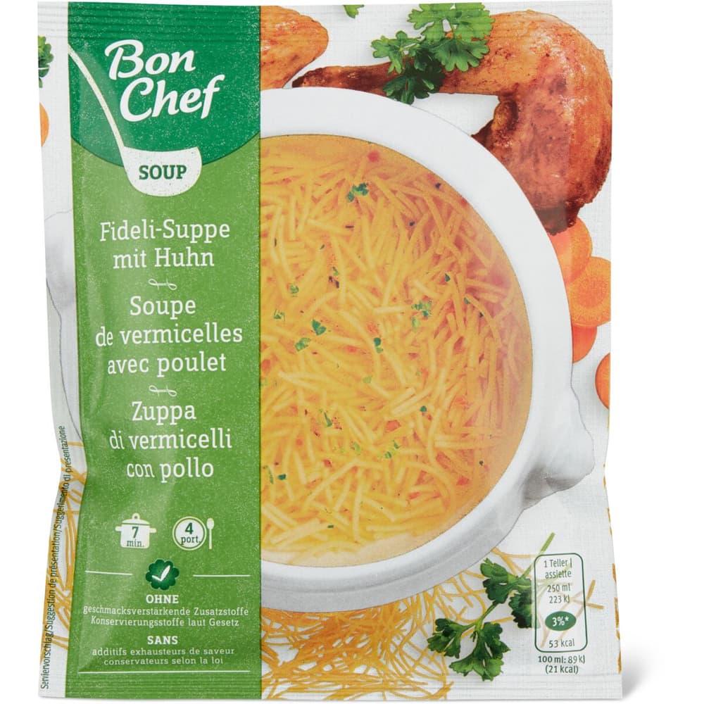 1 Boite de 21 sachets de Soupe poulet vermicelle - Soupe