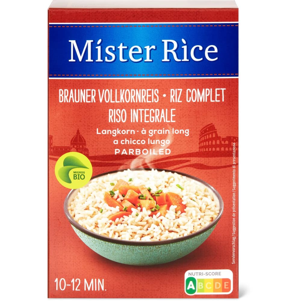 Kaufen Mister Rice Bio · Langkorn-Vollkornreis • Migros