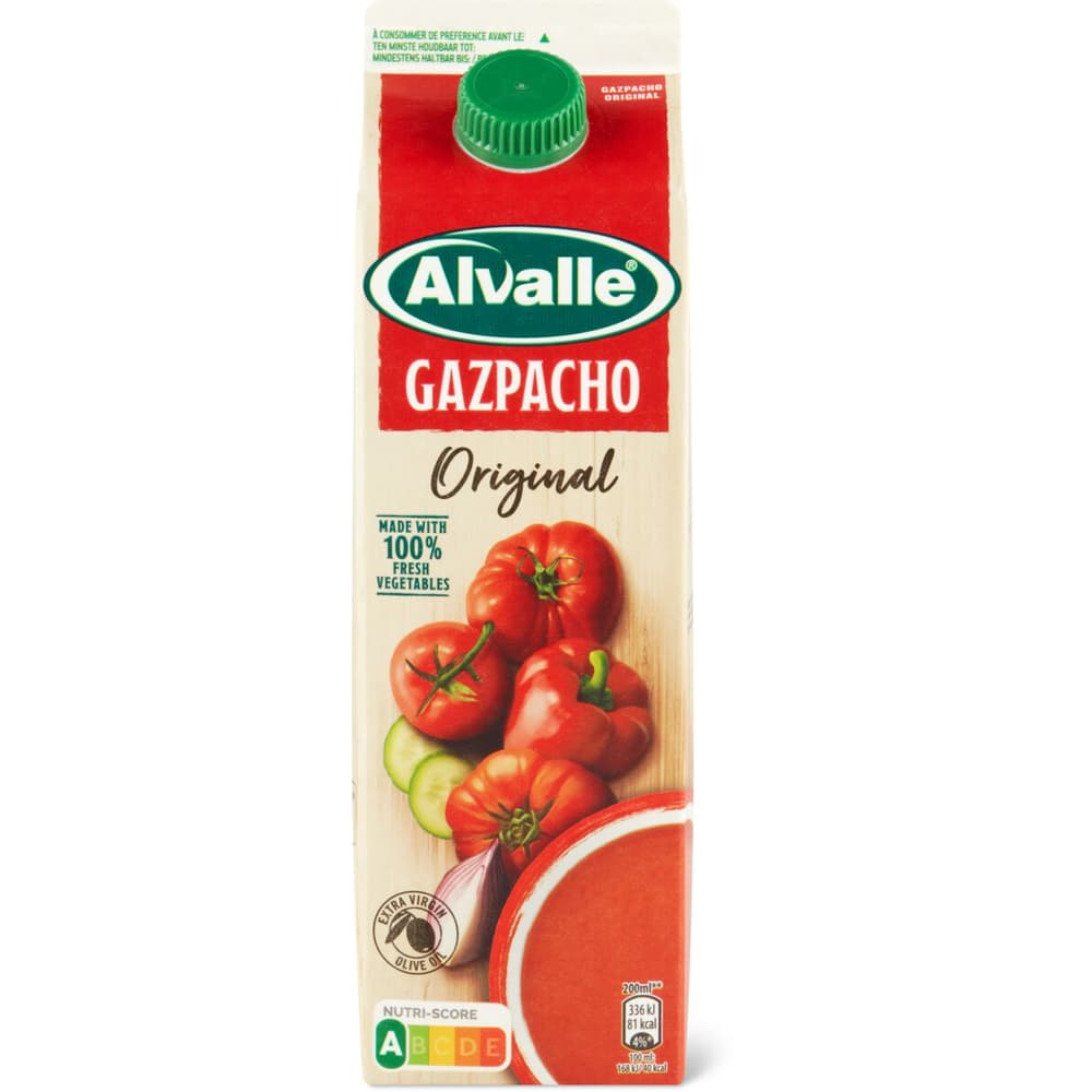 Alvalle Gazpacho · Mittelmeersuppe frisches Gemüse · Original • Migros