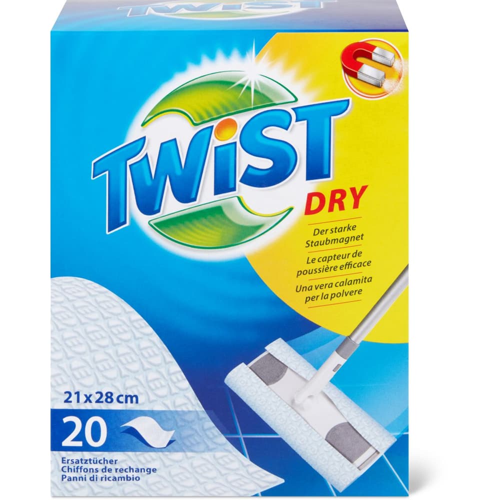 Twist Dry · Dry wipes • Migros
