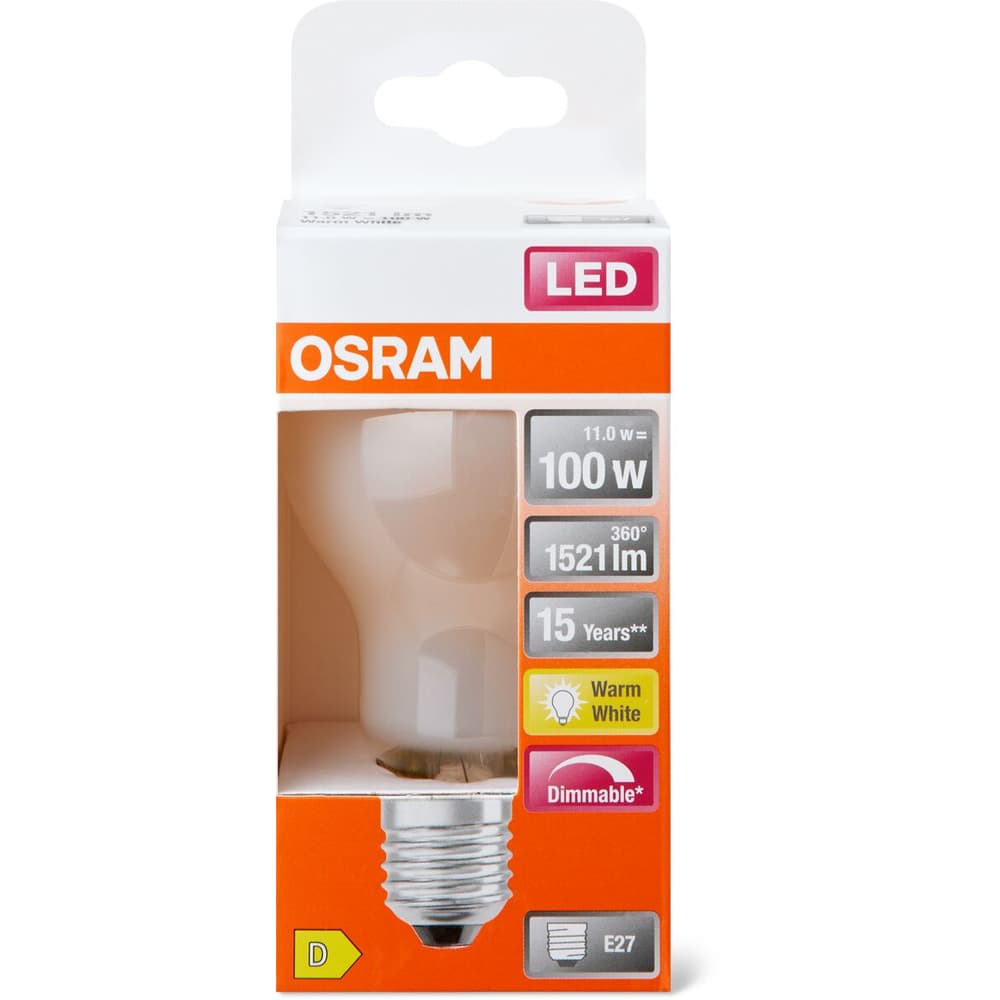 Achat Osram Led · Ampoule · SST CL A100 MATT E27 DIM - 100W • Migros