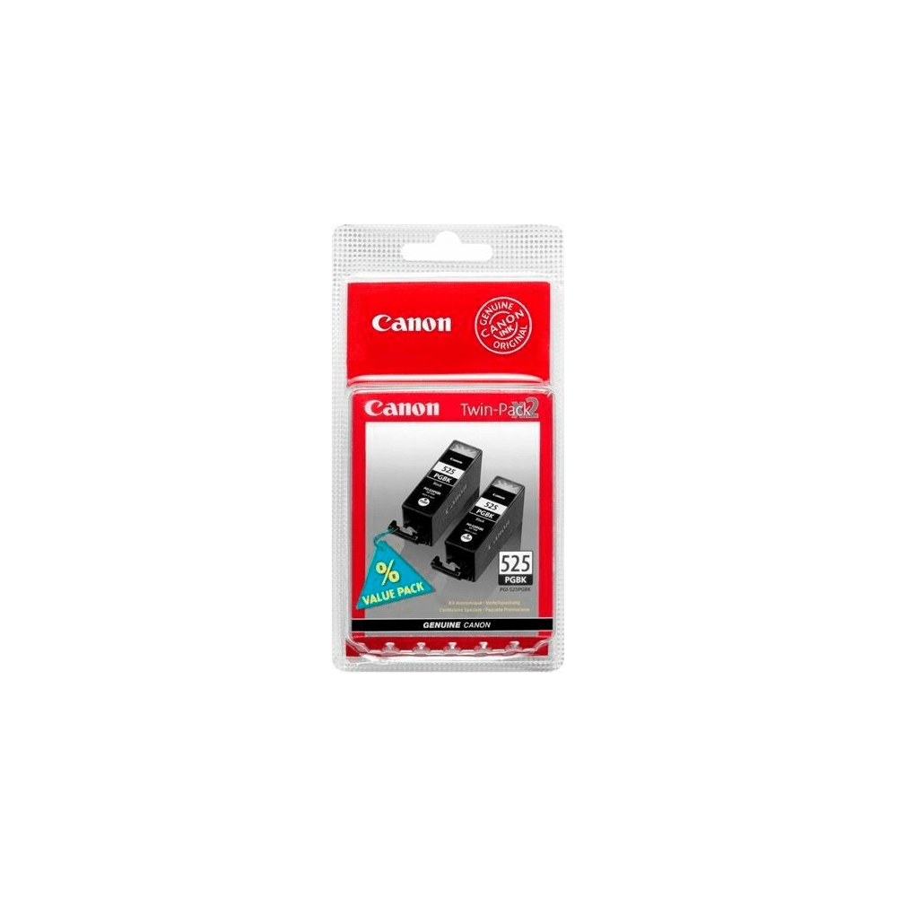 Cartucho De Tinta Negra Canon PGI-525 - Compatible Con Impresoras Canon, Alta Capacidad (328 Páginas)